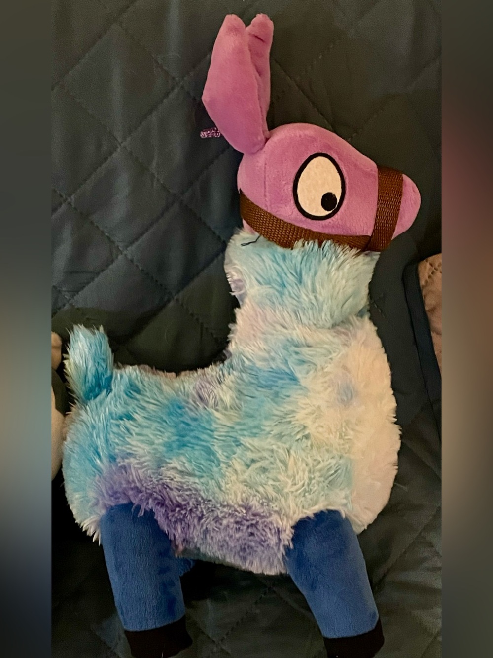 Plush Llama in Purple and Blue -Fortnite